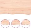 vidaXL Tischplatte 100x60x(2-4) cm Massivholz Eiche Unbehandelt 3156306 Bild 5
