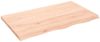 vidaXL Tischplatte 100x60x(2-4) cm Massivholz Eiche Unbehandelt 3156306 Bild 2