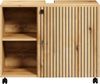 welltime Waschbeckenunterschrank Amrum (1-St) BxHxT 80 x 64 x 42cm Waschbeckenunterschrank Eiche Rillenoptik Bild 3