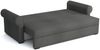 Mirjan24 'Olimpia' Schlafsofa mit Bettkasten, Cord, 92 x 92 x 234 cm, Beige Bild 4