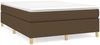 Boxspringbett Dunkelbraun 140x190 cm Stoff [3120956] Bild 2
