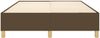 Boxspringbett Dunkelbraun 140x190 cm Stoff [3120956] Bild 5