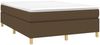 Boxspringbett Dunkelbraun 140x190 cm Stoff [3120956] Bild 3