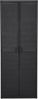 vidaXL Gartenschrank Schwarz 65x45x172 cm PP Rattan 151237 Bild 2