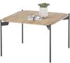 Couchtisch >ALTO< in Eiche, massivholz / Metall - 60x38x60cm (BxHxT) Bild 3