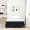 vidaXL Boxspringbett mit Matratze Schwarz 120 x 200 cm Stoff 3398685 Bild 3
