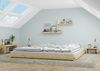 Extra flaches Futonbett 180x200 Kiefer lackiert Ehebett V-60.47K-18ohne Zubehör Bild 2