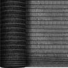 Zaunblende, Schattiergewebe, Sichtschutz Anthrazit 1,2x25 m HDPE 195 g/m² Bild 2