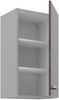 Küchen Hängeschrank 40 Hochglanz Grau Küchenzeile Küchenblock Küche Grey Bianca Bild 2