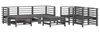 vidaXL 7-tlg. Garten-Lounge-Set mit Kissen Grau Massivholz 3185838 Bild 3