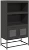 vidaXL Highboard Schwarz 68x39x123 cm Stahl 853368 Bild 2