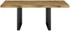 Esstisch Elgin 3 210-310x80x100 Holzwerkstoff Schwarz/Plankeneiche Bild 3