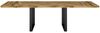 Esstisch Elgin 3 210-310x80x100 Holzwerkstoff Schwarz/Plankeneiche Bild 4