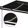vidaXL Automatische Markise mit LED & Windsensor 500x350 cm Anthrazit 3069234 Bild 5