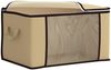 vidaXL Aufbewahrungsbox mit transparentem Seitenfenster 2 pcs Creme 42024662 Bild 4