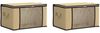 vidaXL Aufbewahrungsbox mit transparentem Seitenfenster 2 pcs Creme 42024662 Bild 2