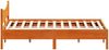 vidaXL Massivholzbett ohne Matratze Wachsbraun 150x200 cm Kiefernholz 3216368 Bild 5
