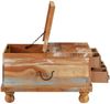 vidaXL Couchtisch, Altholz natur, 70x70 cm Bild 4