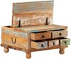 vidaXL Couchtisch, Altholz natur, 70x70 cm Bild 5