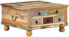 vidaXL Couchtisch, Altholz natur, 70x70 cm Bild 2