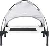 vidaXL Hundebett Silber Grau 62 x 48 x 61 cm Stahl 42008173 Bild 4