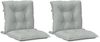 vidaXL Niedriglehner-Auflagen 2 Stk. Melange Hellgrau 100x50x7cm Stoff 4002379 Bild 4