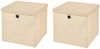 StickandShine Faltbox 2er SET 32 x 32 x 32 cm mit Deckel – perfekt für KALLAX - 19 Farben Bild 5