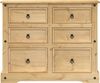 vidaXL Kommode Corona 110x43x91 cm Massivholz Kiefer 4005676 Bild 4
