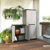 Keter Lagerschrank Niedrig Planet Grau und Schwarz 445035 Bild 4