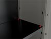 Keter Lagerschrank Niedrig Planet Grau und Schwarz 445035 Bild 5