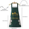 Agger Kochschürze Kochschürze Wasserdicht Schürze mit 2 Taschen, Küchenhelfer, Küchenschürze für Männer Damen Küche Restaurant Café Bild 2