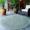 Ayyildiz Teppiche Outdoorteppich GIZA 1410, rund, Höhe: 3 mm, In- und Outdoor, Wetterfest, Wasserabweisend, robust Bild 2