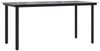 vidaXL 5-tlg. Garten-Essgruppe mit Kissen Schwarz Poly Rattan 3212304 Bild 3