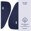 HAMMETEX Turban-Handtuch 2er Set Haarturban Damen, 100% Baumwolle, Flauschig & Schnelltrocknend, Frottier (Set, 2-St), Uni-Farben, weich Bild 4