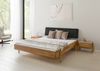 Bett Eiche 160x200x94 natur geölt, Kopfteil anthrazit KIEL #02 Bild 3