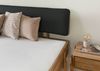 Bett Eiche 160x200x94 natur geölt, Kopfteil anthrazit KIEL #02 Bild 4