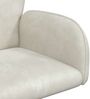 vidaXL Drehstühle 6 Stk. 54 x 55 x 90 cm Creme Samt (V) 3428345 Bild 5