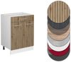 Küchenunterschrank R-Line Artisan-Eiche 60 cm mit Schublade, AP Anthrazit Vicco Bild 5