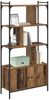 vidaXL Bücherregal 76,5 x 30 x 154,5 cm Holzwerkstoff 882149 Bild 3