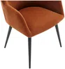 Vente-unique - HEKA Stuhl Stoff Rot - B 61 cm x H 78 cm x L 59,5 cm Bild 5