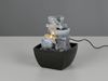 Kleiner LED Zimmerbrunnen LUMA mit Krug Deko & USB Kabel, Höhe 18cm Bild 3