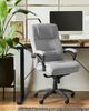 Chefsessel MAGNUS Leinen Grau Bild 3