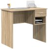 vidaXL Schreibtisch Sonoma-Eiche 90 x 49 x 75 cm Holzwerkstoff 869268 Bild 3