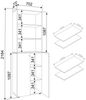 VCM Büroschrank Ulas 919149 Weiß H. 220 x B. 70 x T. 40cm Bild 2