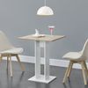Küchentisch Lindesnes 65x65x78 cm Eiche/weiß [en. casa] Bild 5