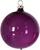 Weihnachtskugeln Set, 6 Kugeln Ø 8cm heide transparent, Thüringer Glas Weihnachtsschmuck Bild 2
