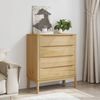 vidaXL Kommode FLORO Wachsbraun Massivholz Kiefer 374008 Bild 3