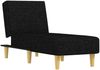 vidaXL Chaiselongue Schwarz Stoff 352800 Bild 2