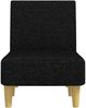 vidaXL Chaiselongue Schwarz Stoff 352800 Bild 4