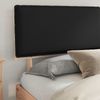 vidaXL Bettgestell mit gepolstertem Kopfteil Schwarz 200 x 200 cm 3398066 Bild 3